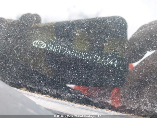 5NPE24AF0GH327344 Hyundai SONATA SE
