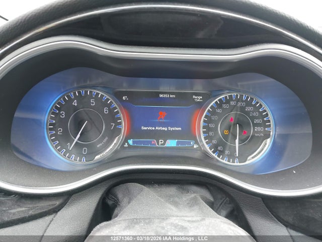 2016 Chrysler 200 C მანქანა იყიდება აუქციონზე, vin: 1C3CCCCG5GN194623, აუქციონის ნომერი: 12571360