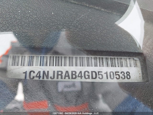 1C4NJRAB4GD510538 Jeep Patriot Sport/north