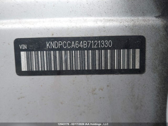 12543178 :رقم المزاد ، KNDPCCA64B7121330 vin ، 2011 Kia Sportage Sx مزاد بيع