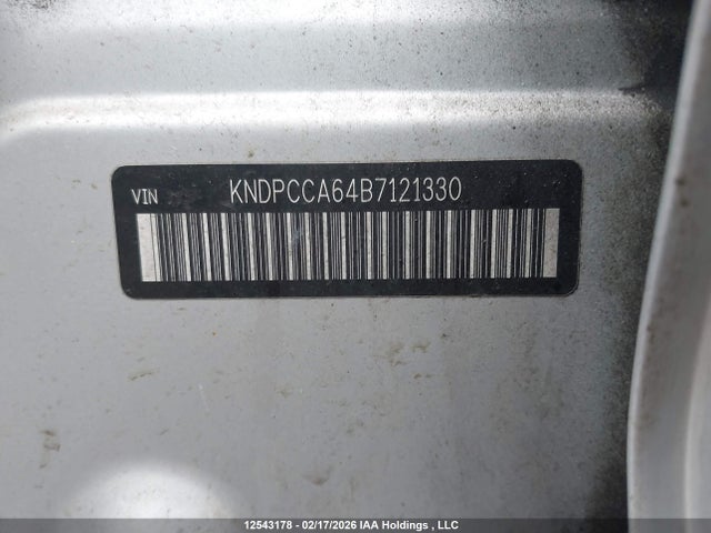 12543178 :رقم المزاد ، KNDPCCA64B7121330 vin ، 2011 Kia Sportage Sx مزاد بيع