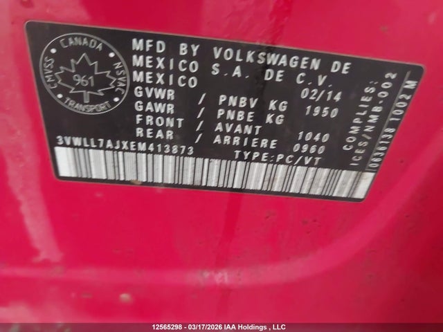 3VWLL7AJXEM413873 Volkswagen Jetta 2.0 Tdi Highline/2.0 Tdi Trendline+