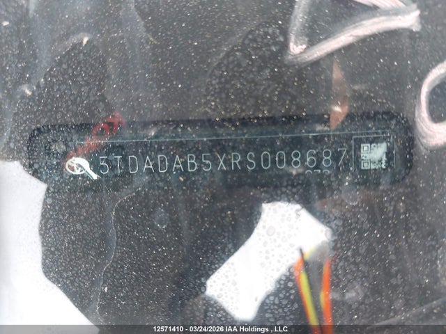 5TDADAB5XRS008687 Toyota Grand Highlander Hybrid Platinum