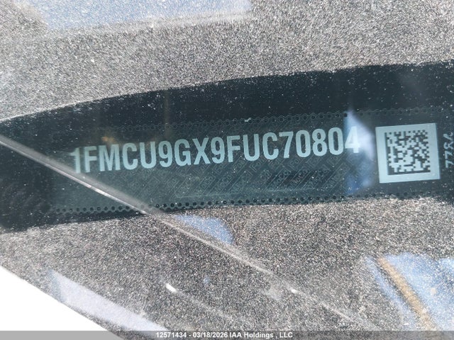 Aukcja sprzedaży 2015 Ford Escape, vin: 1FMCU9GX9FUC70804, numer aukcji: 12571434