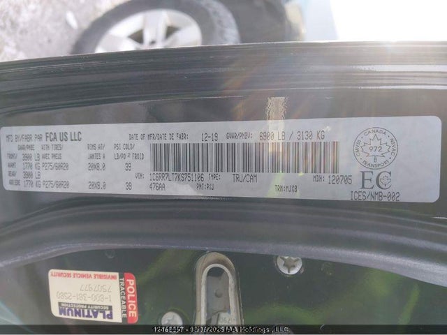 RAM 1500 Classic Slt 2019 1C6RR7LT7KS751106 Image 18