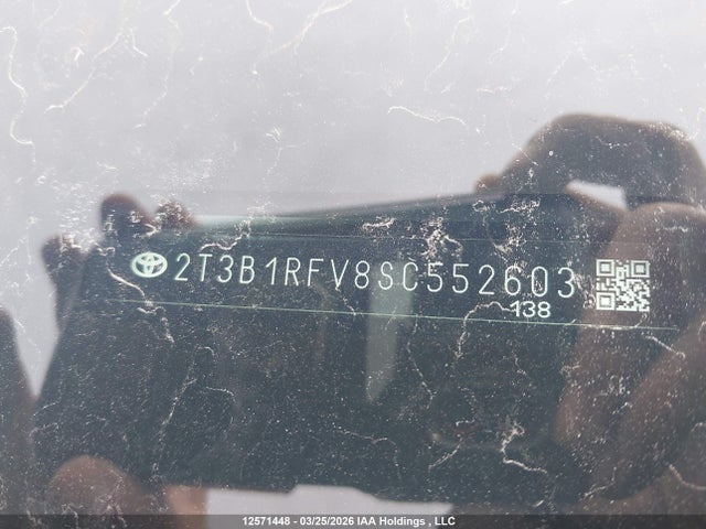 2025 Toyota Rav4 Le მანქანა იყიდება აუქციონზე, vin: 2T3B1RFV8SC552603, აუქციონის ნომერი: 12571448
