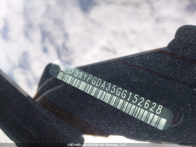 5XYPGDA35GG152628 KIA Sorento Lx/l