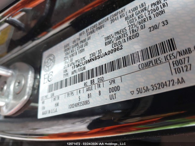 Ford Escape St-line 2025 1FMCU9MN8SUA00962 Image 18