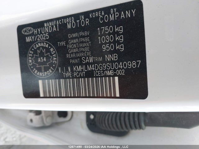 Продаж на аукціоні авто 2025 Hyundai Elantra, vin: KMHLM4DG9SU040987, номер лоту: 12571490