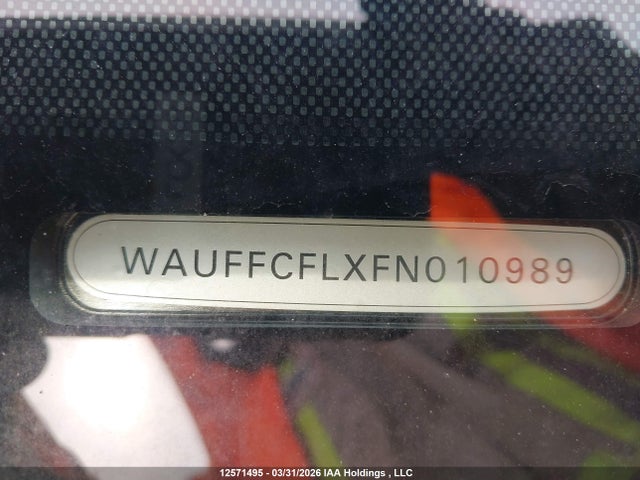 Aukcja sprzedaży 2015 Audi A4, vin: WAUFFCFLXFN010989, numer aukcji: 12571495
