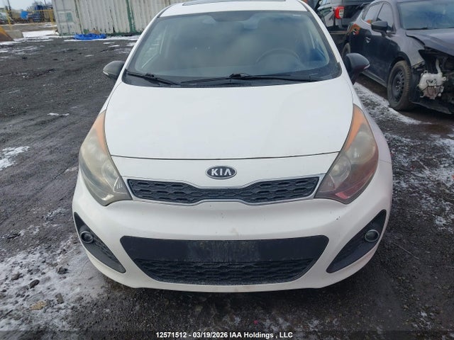 2012 Kia Rio Ex/lx/lx+ მანქანა იყიდება აუქციონზე, vin: KNADN5A37C6748574, აუქციონის ნომერი: 12571512