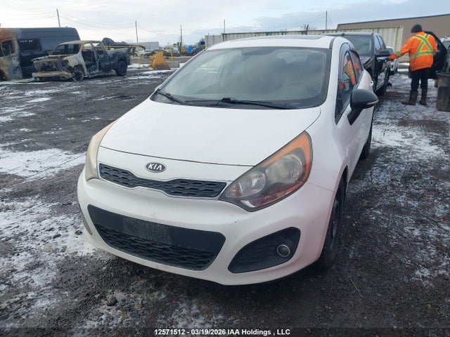 2012 Kia Rio Ex/lx/lx+ მანქანა იყიდება აუქციონზე, vin: KNADN5A37C6748574, აუქციონის ნომერი: 12571512