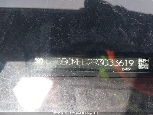 12571550 :رقم المزاد ، JTDBCMFE2R3033619 vin ، 2024 Toyota Corolla Hybrid مزاد بيع