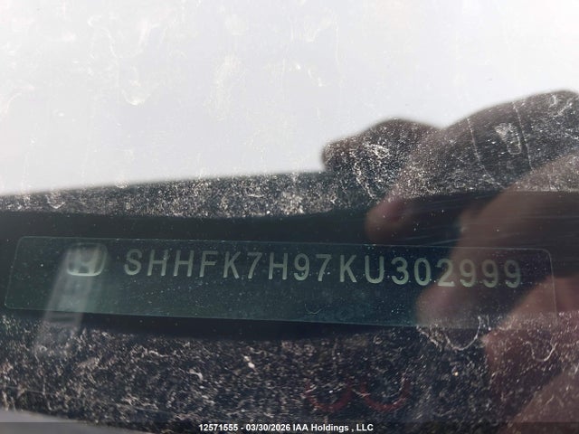 SHHFK7H97KU302999 Honda Civic Sport Touring