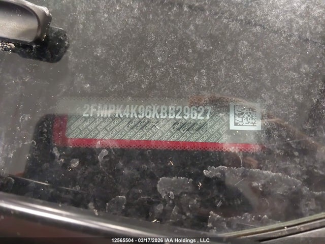 2FMPK4K96KBB29627 Ford Edge Titanium