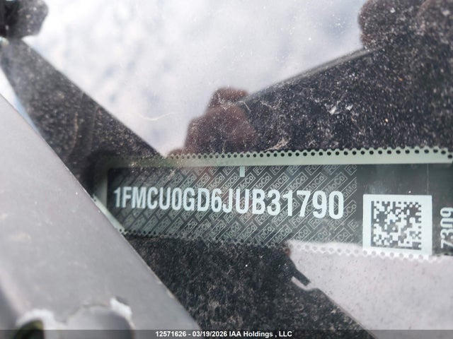 1FMCU0GD6JUB31790 Ford ESCAPE SE