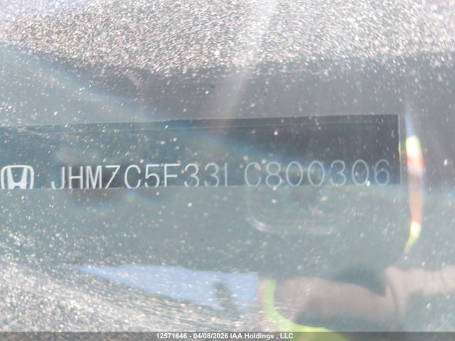 Aukcja sprzedaży 2020 Honda Clarity Touring, vin: JHMZC5F33LC800306, numer aukcji: 12571646