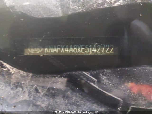 KNAFX4A8XE5142722 KIA Forte