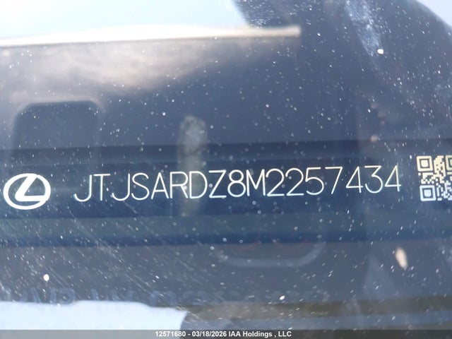 JTJSARDZ8M2257434 Lexus Nx 300 Base/300 Luxury/300 F Sport