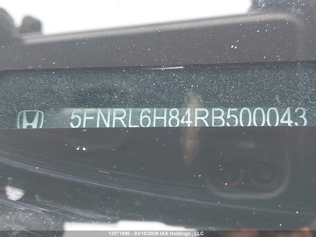 Продаж на аукціоні авто 2024 Honda Odyssey Touring, vin: 5FNRL6H84RB500043, номер лоту: 12571696