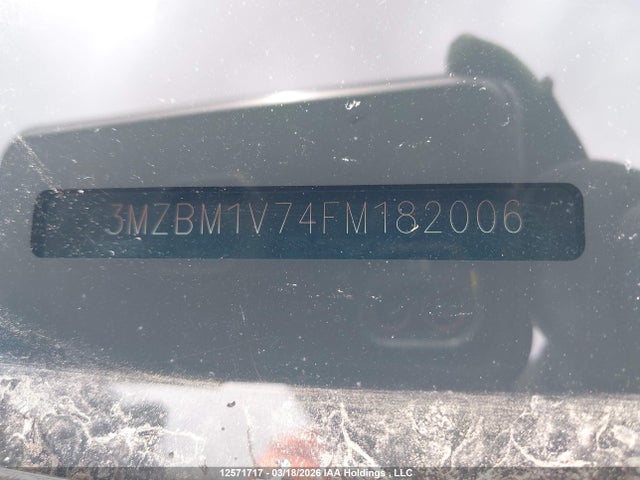 3MZBM1V74FM182006 Mazda 3 TOURING