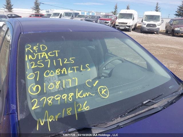 Aukcja sprzedaży 2007 Chevrolet Cobalt Ls, vin: 1G1AJ55FX77108177, numer aukcji: 12571725
