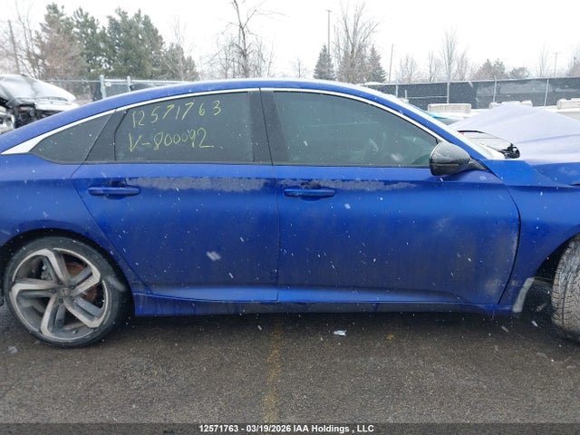 Продаж на аукціоні авто 2021 Honda Accord Sedan, vin: 1HGCV1F2XMA800092, номер лоту: 12571763