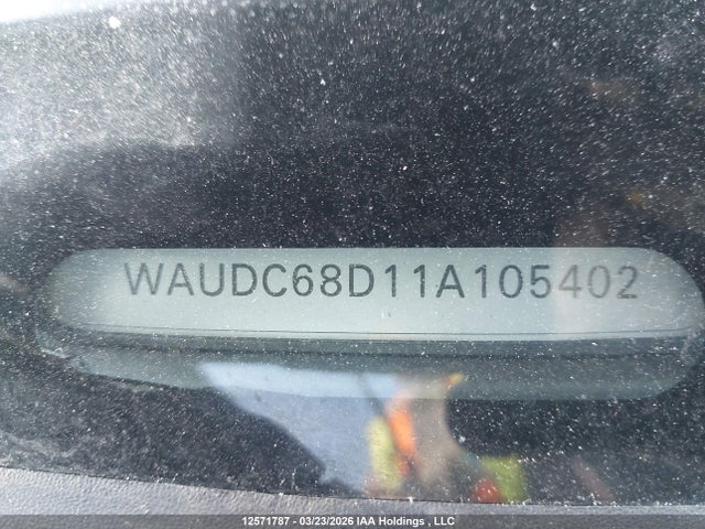 2001 Audi A4 1.8t Quattro მანქანა იყიდება აუქციონზე, vin: WAUDC68D11A105402, აუქციონის ნომერი: 12571787