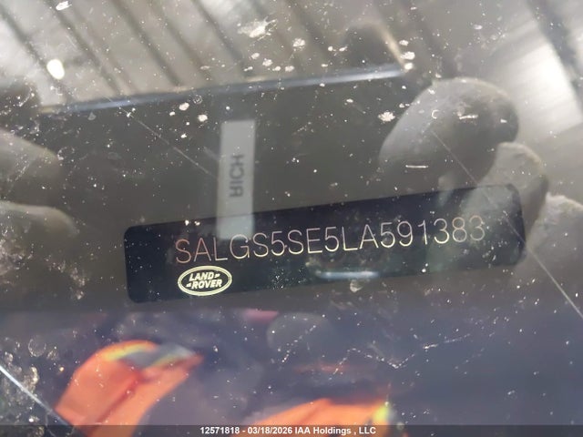 SALGS5SE5LA591383 Land Rover Range Rover 5.0l V8 Supercharged P525 Autobiography