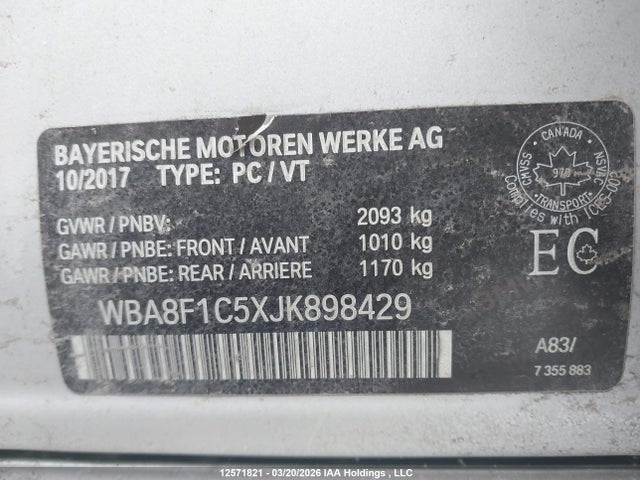 BMW 328d Xdrive 2018 WBA8F1C5XJK898429 Image 17