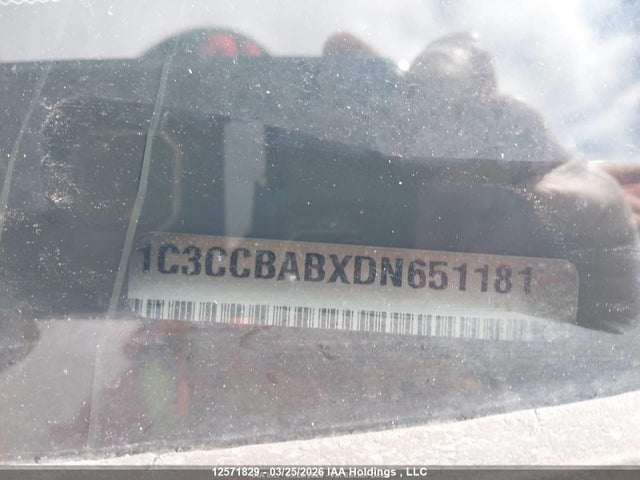 12571829 :رقم المزاد ، 1C3CCBABXDN651181 vin ، 2013 Chrysler 200 Lx مزاد بيع