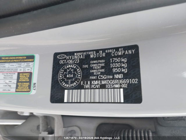 Продаж на аукціоні авто 2024 Hyundai Elantra Sel, vin: KMHLM4DG6RU669102, номер лоту: 12571870