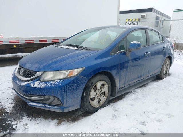 12571893 :رقم المزاد ، 2HGFB2F44DH037453 vin ، 2013 Honda Civic Lx مزاد بيع