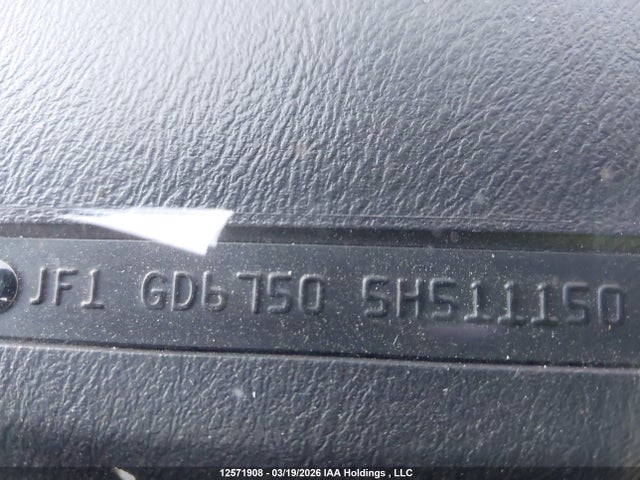 Aukcja sprzedaży 2005 Subaru Impreza Rs, vin: JF1GD67505H511150, numer aukcji: 12571908