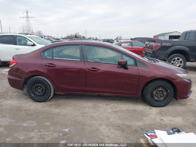 12571912 :رقم المزاد ، 2HGFB2F41FH053533 vin ، 2015 Honda Civic Lx مزاد بيع