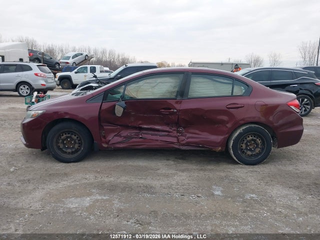 12571912 :رقم المزاد ، 2HGFB2F41FH053533 vin ، 2015 Honda Civic Lx مزاد بيع