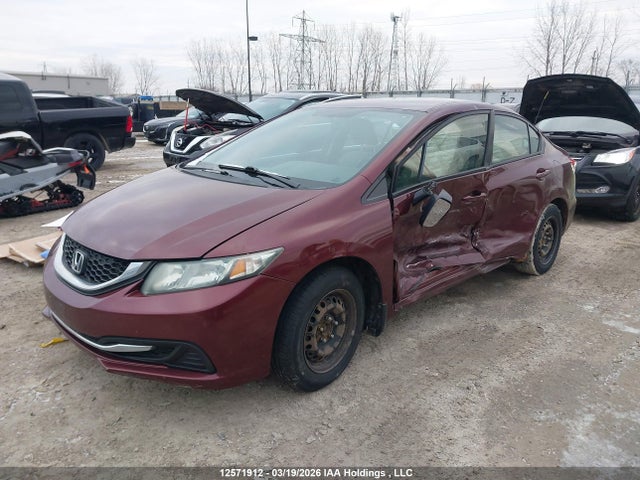 12571912 :رقم المزاد ، 2HGFB2F41FH053533 vin ، 2015 Honda Civic Lx مزاد بيع