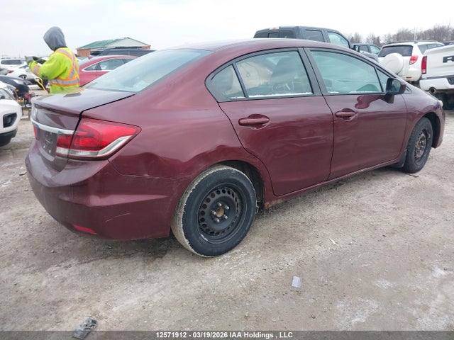 12571912 :رقم المزاد ، 2HGFB2F41FH053533 vin ، 2015 Honda Civic Lx مزاد بيع
