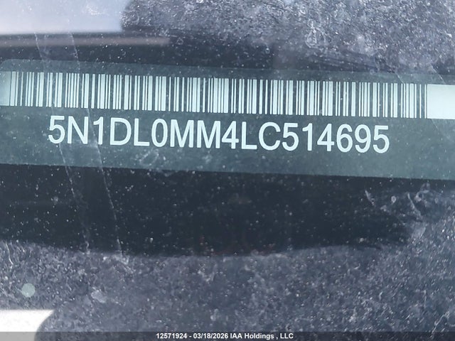 5N1DL0MM4LC514695 Infiniti Qx60 Luxe/pure/special Edition