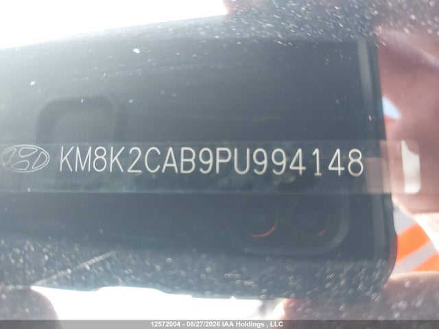 12572004 :رقم المزاد ، KM8K2CAB9PU994148 vin ، 2023 Hyundai Kona Preferred Awd مزاد بيع