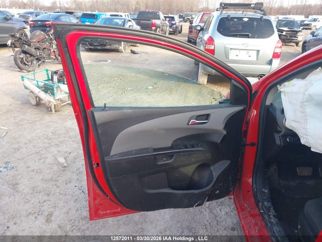 Aukcja sprzedaży 2012 Chevrolet Sonic Lt, vin: 1G1JC6SH9C4103862, numer aukcji: 12572011