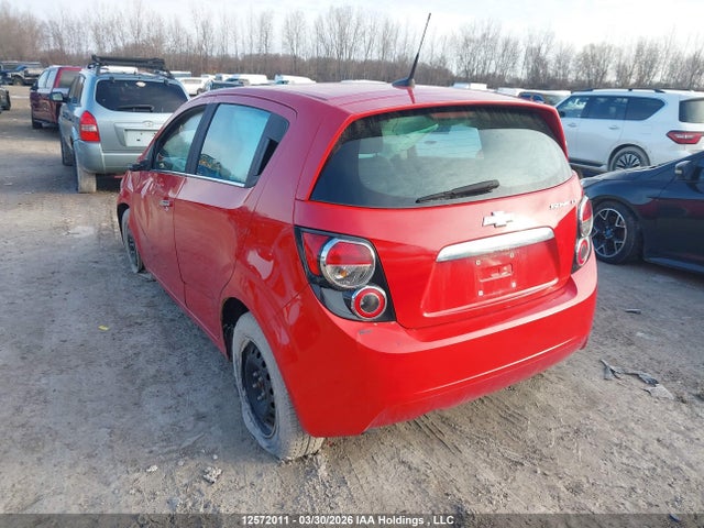 Aukcja sprzedaży 2012 Chevrolet Sonic Lt, vin: 1G1JC6SH9C4103862, numer aukcji: 12572011