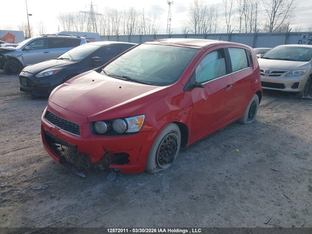 Aukcja sprzedaży 2012 Chevrolet Sonic Lt, vin: 1G1JC6SH9C4103862, numer aukcji: 12572011