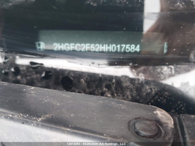 12572053 :رقم المزاد ، 2HGFC2F52HH017584 vin ، 2017 Honda Civic Lx مزاد بيع