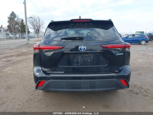 2024 Toyota Highlander Hybrid Le მანქანა იყიდება აუქციონზე, vin: 5TDBBRCH3RS139316, აუქციონის ნომერი: 12572061