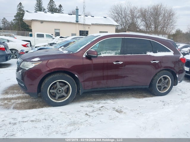 12572078 :رقم المزاد ، 5FRYD4H83EB502971 vin ، 2014 Acura Mdx Advance مزاد بيع