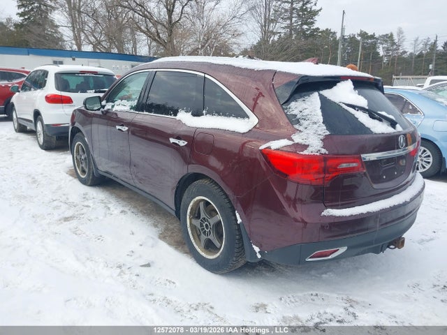 12572078 :رقم المزاد ، 5FRYD4H83EB502971 vin ، 2014 Acura Mdx Advance مزاد بيع