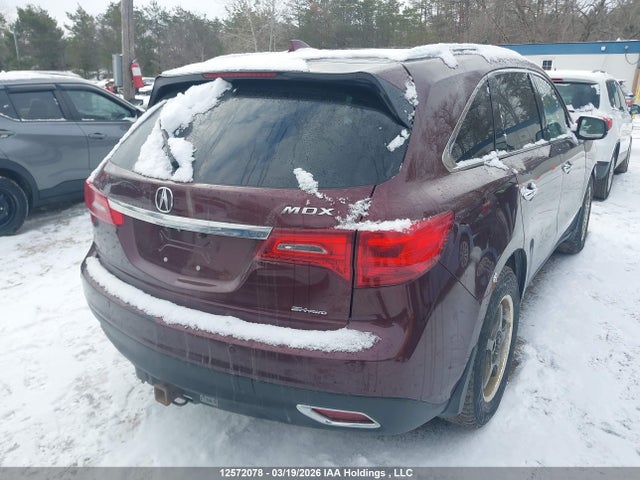 12572078 :رقم المزاد ، 5FRYD4H83EB502971 vin ، 2014 Acura Mdx Advance مزاد بيع