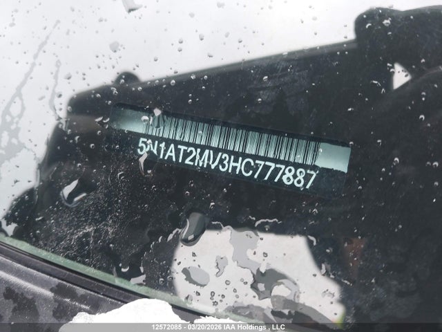5N1AT2MV3HC777887 Nissan Rogue Sv/sl