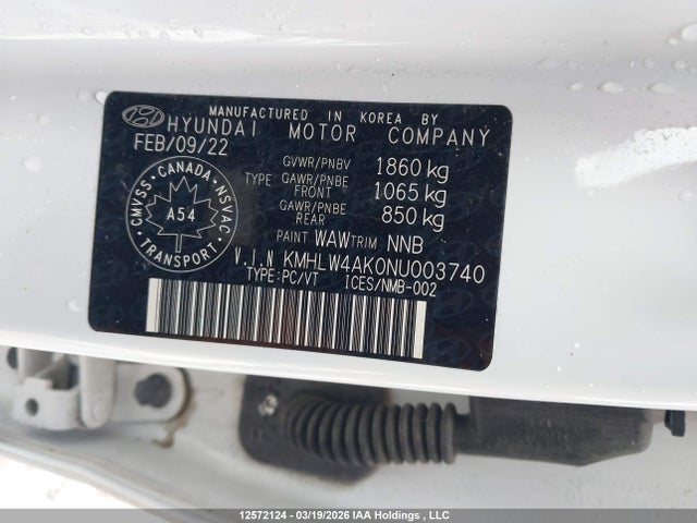 KMHLW4AK0NU003740 Hyundai Elantra N Manual